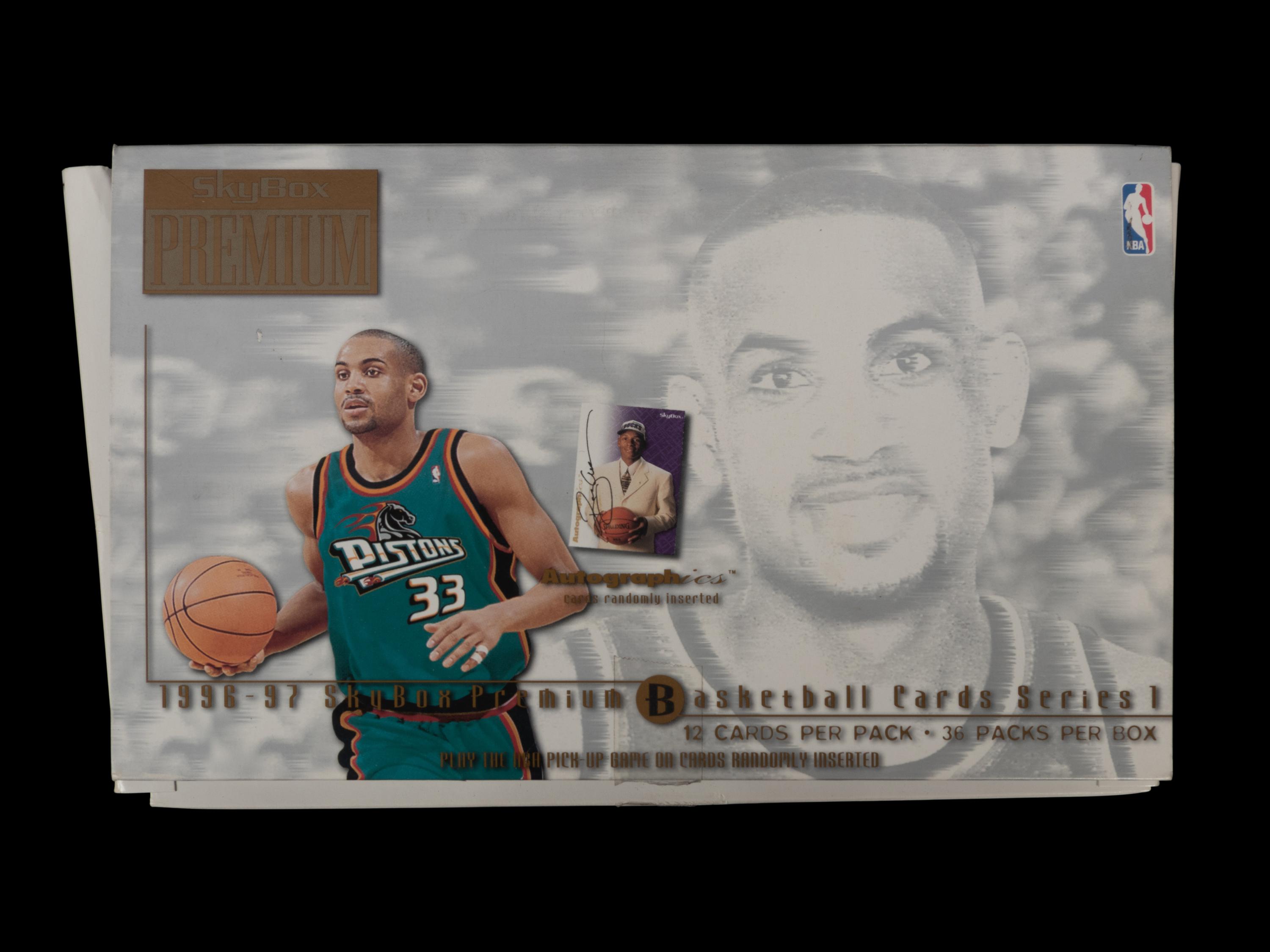 A Group of 42 Packs of 1996-97 Skybox Premium Series One Basketball Cards