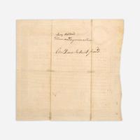 Adams, Samuel Partially-Printed Province of the Massachusetts Bay Bond