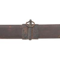 Confederate Cavalry Saber in Wooden Scabbard by Kraft, Goldschmidt & Kraft or H. Marshall