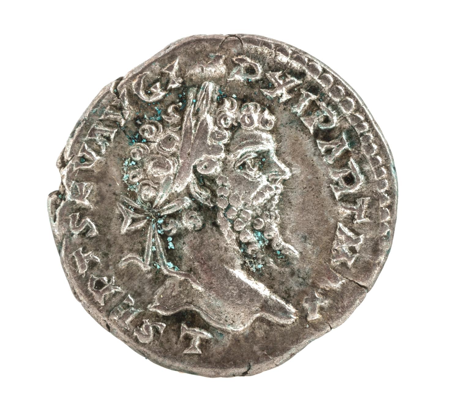 Roman Empire (circa 200 CE), Silver Denarius — Silver Denarius