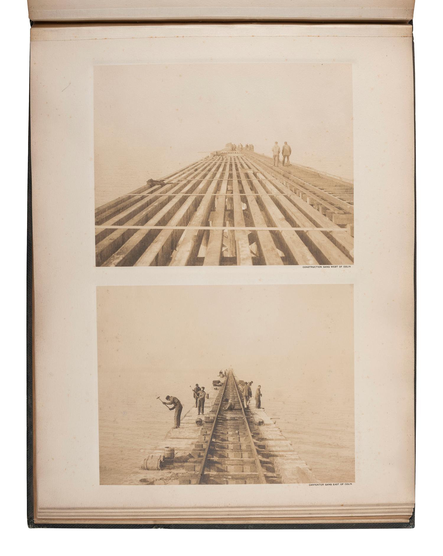 [WESTERN AMERICANA] -- [UTAH & NEVADA]. Opening of the Ogden and Lucin Cut-Off November 26th, 1903 by Mr. E.H. Harriman, President of the Southern Pacific Company .