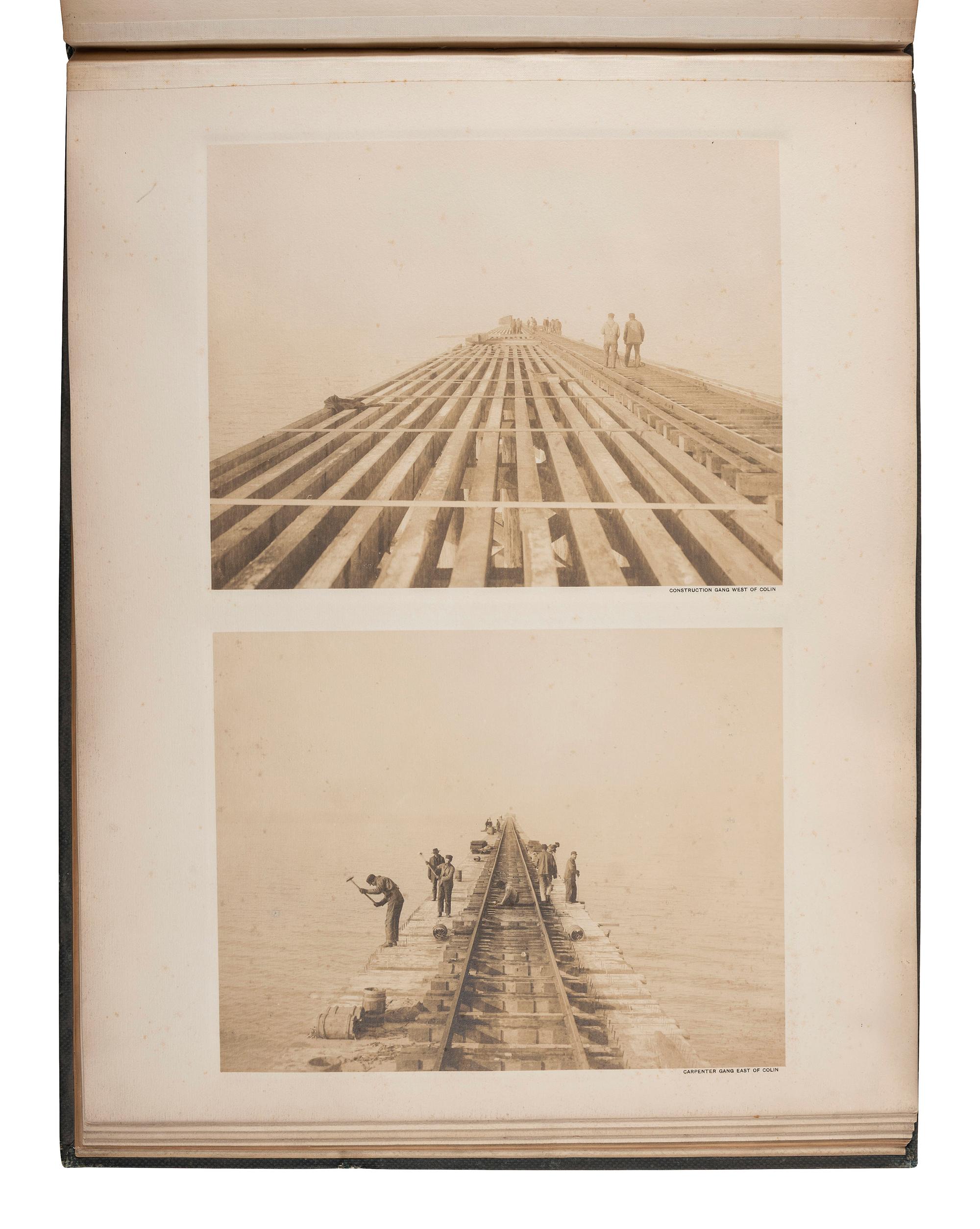 [WESTERN AMERICANA] -- [UTAH & NEVADA]. Opening of the Ogden and Lucin Cut-Off November 26th, 1903 by Mr. E.H. Harriman, President of the Southern Pacific Company .
