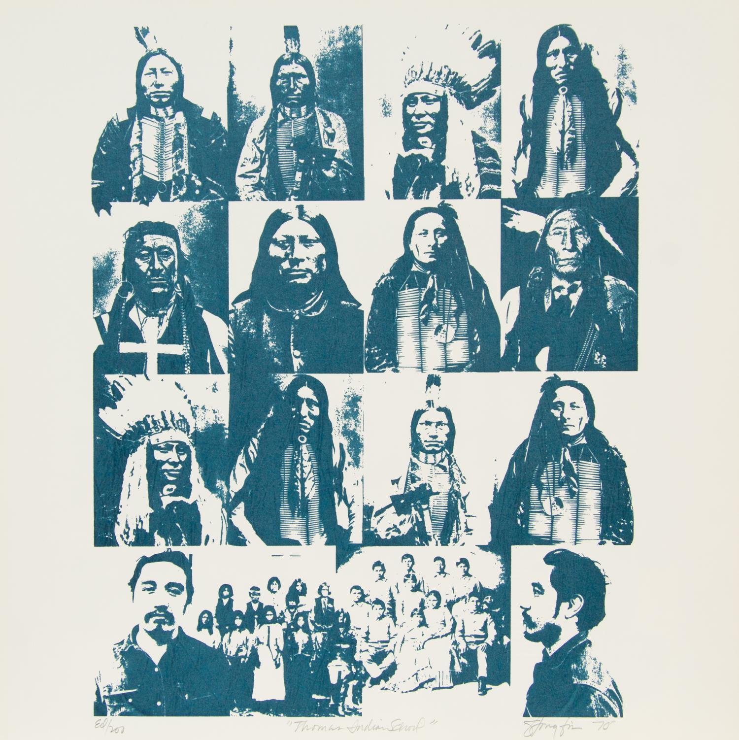Various Artists, (American, 20th century), Screen Prints 1970 (Good Lion SAIC screen print portfolio), 1970 (partial portfolio) togethe