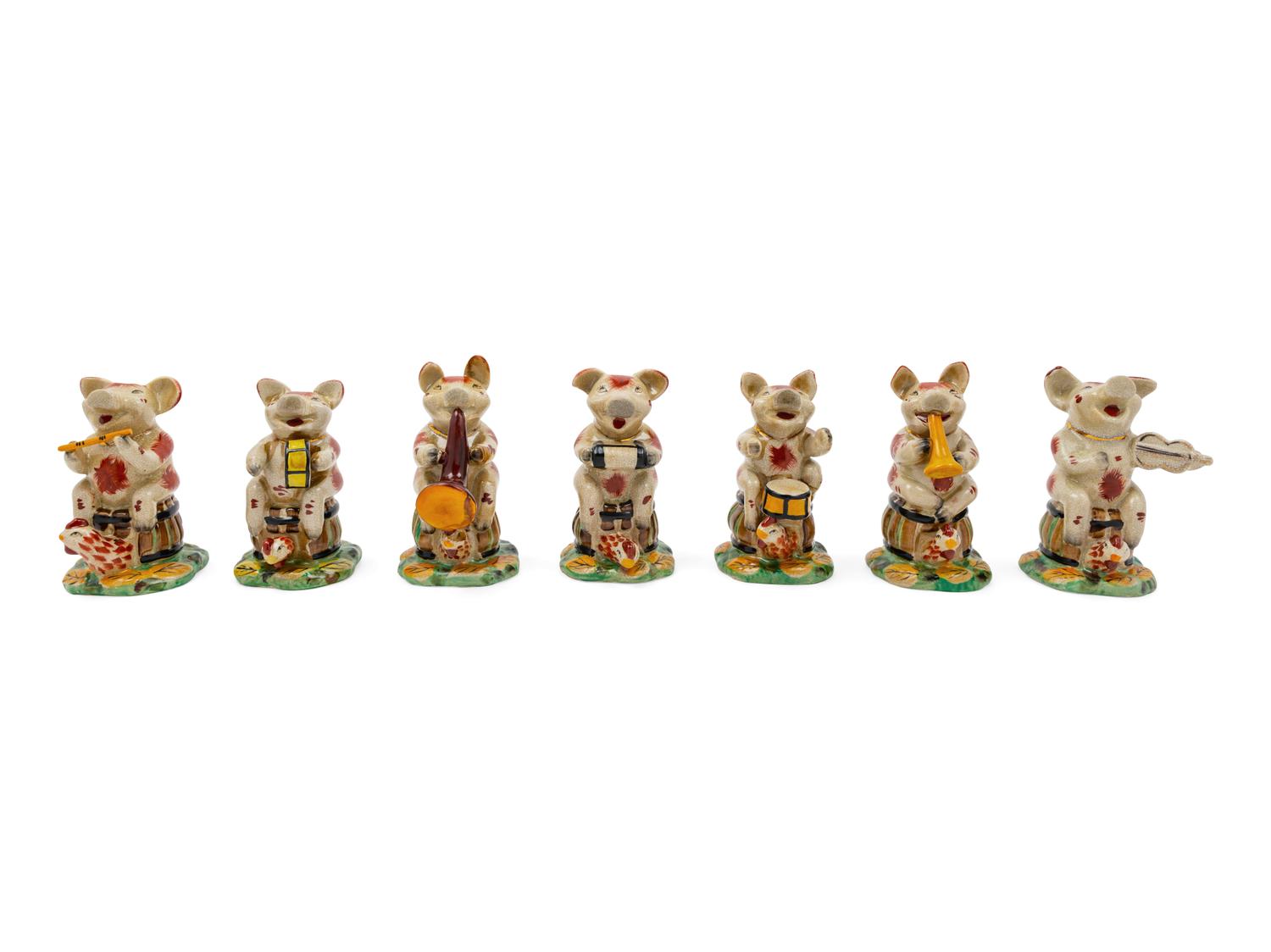 A Porcelain Pig Band