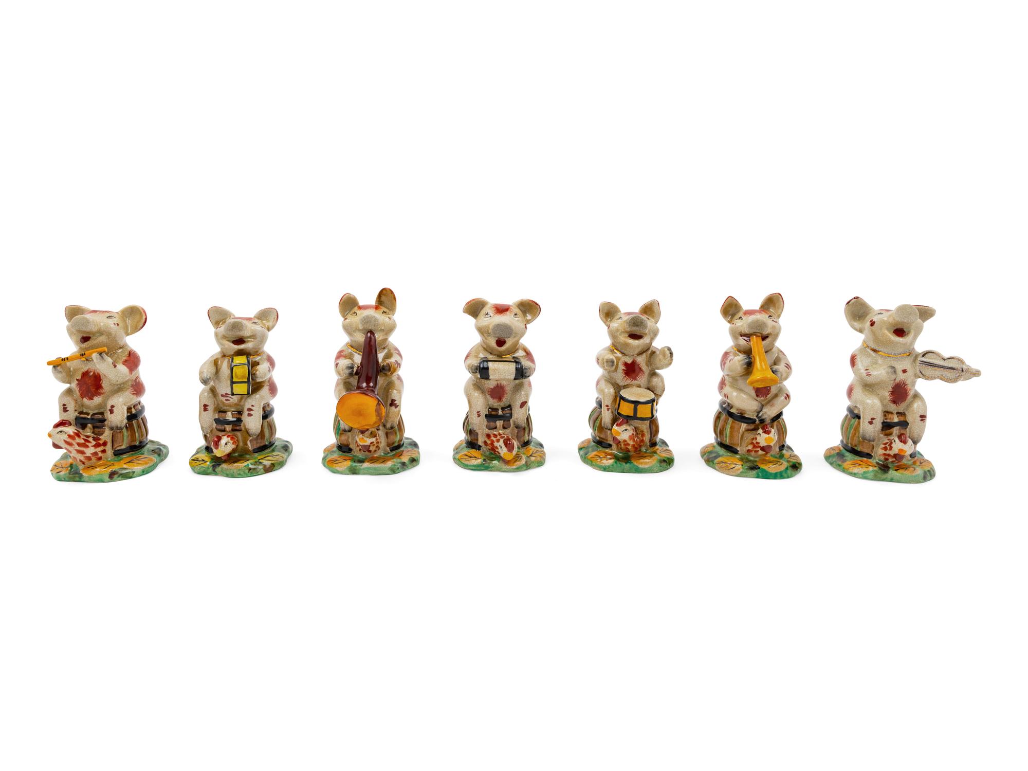 A Porcelain Pig Band