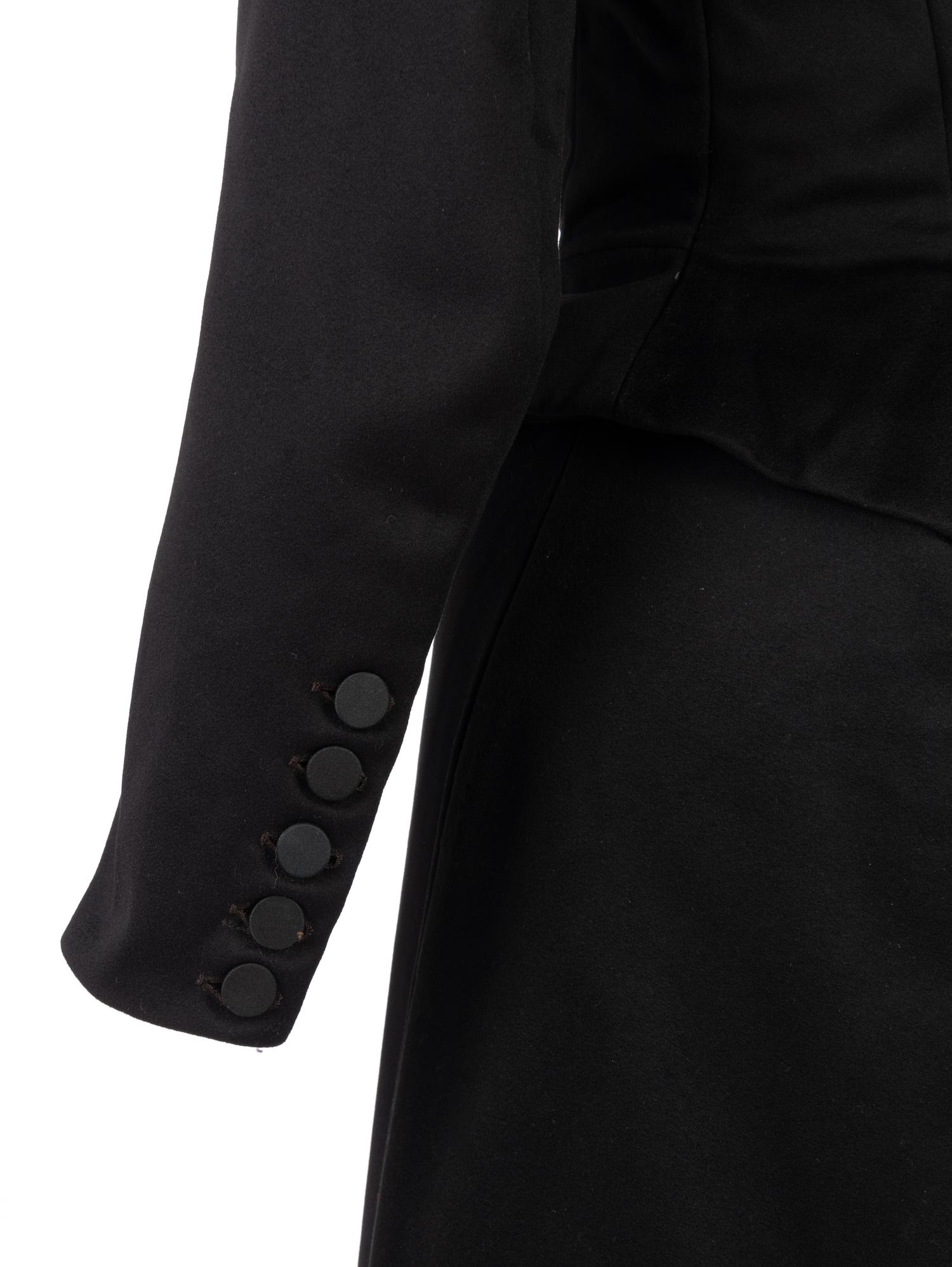 Collection of Four 19th Century Black Wool Riding Clothes, 1880-1890