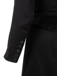 Collection of Four 19th Century Black Wool Riding Clothes, 1880-1890