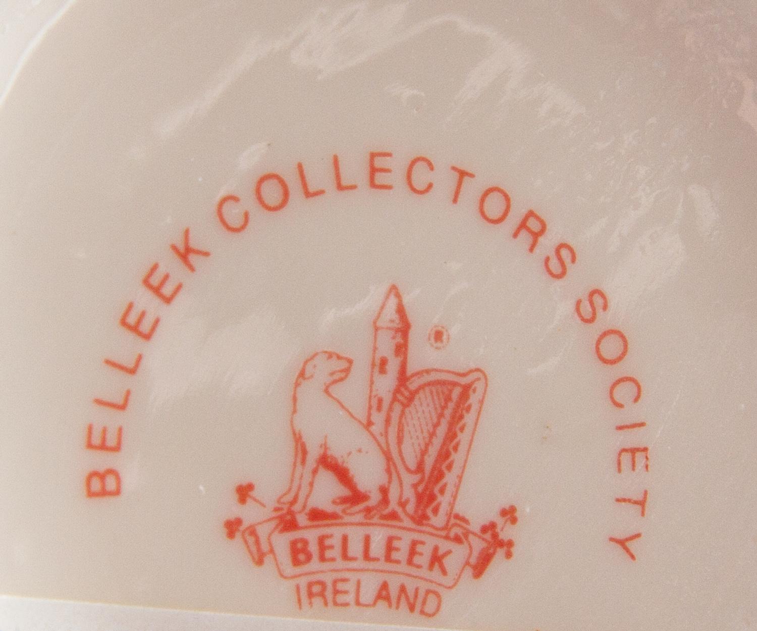 Six Belleek Vases Height of tallest 5 1/4 inches. — BELLEEK COLLECTORS SOCIETY MARKS