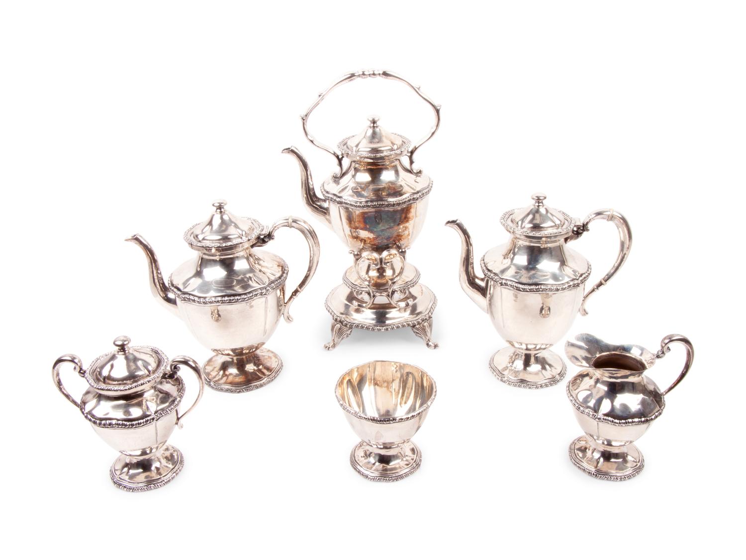 Plateria Alameda Juarez Mexican Silver Tea and Coffee Service