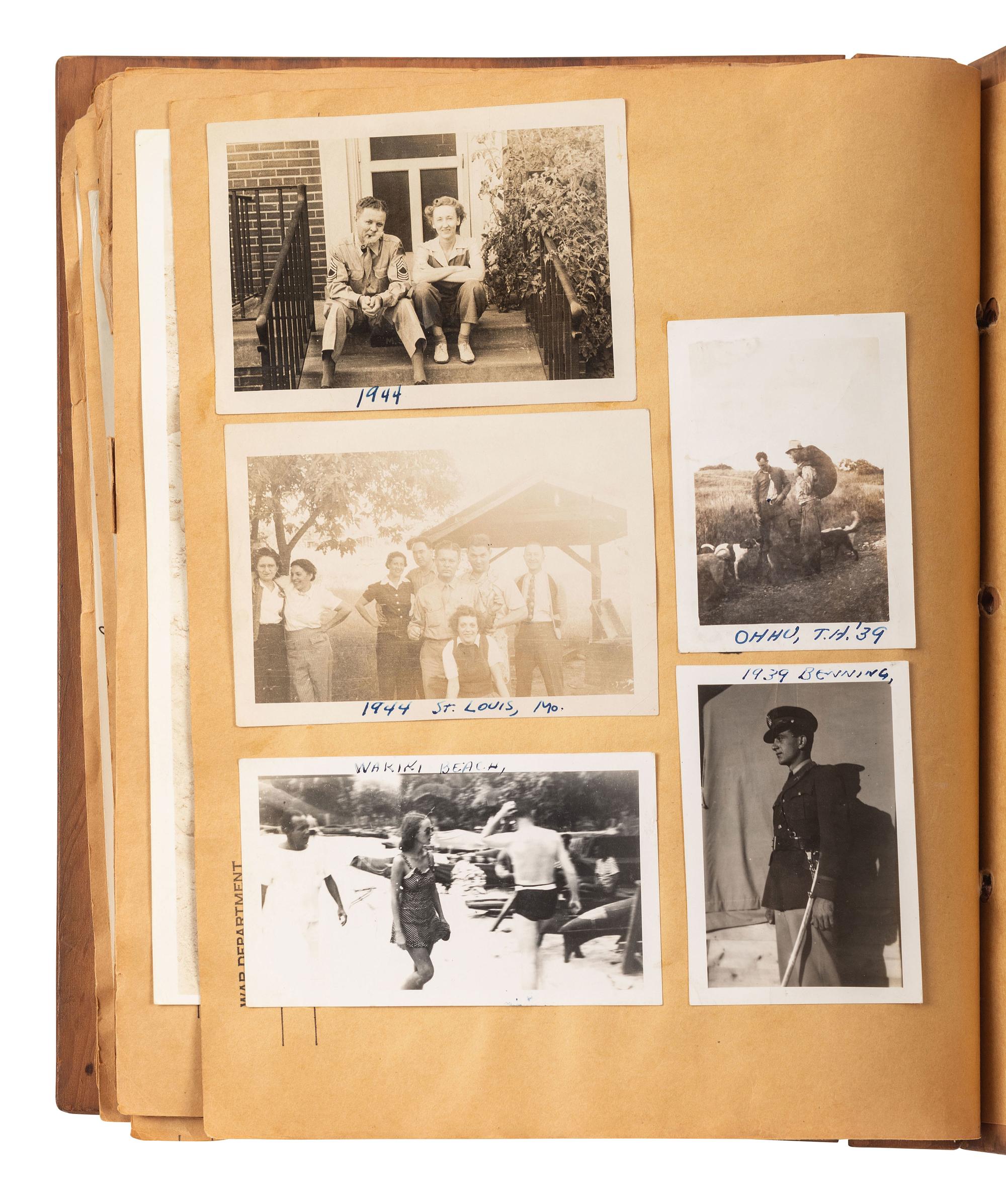 [WORLD WAR II] Albums documenting a soldier's experiences in Hawaii and Japan with additional photos
