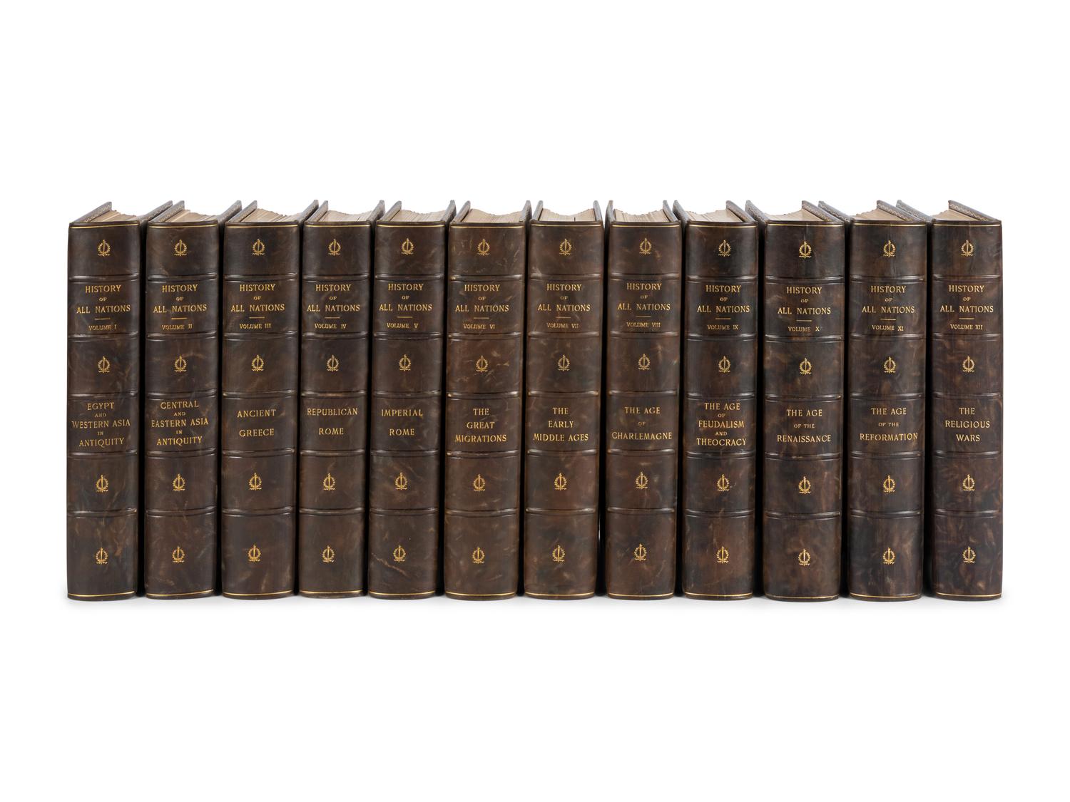 FLATHE, Theodor, John FISKE, Charles M. ANDREWS et al. A History of All Nations . John Henry Wright, translator. Philadelphia: Lea Brothers & Company, 1902.