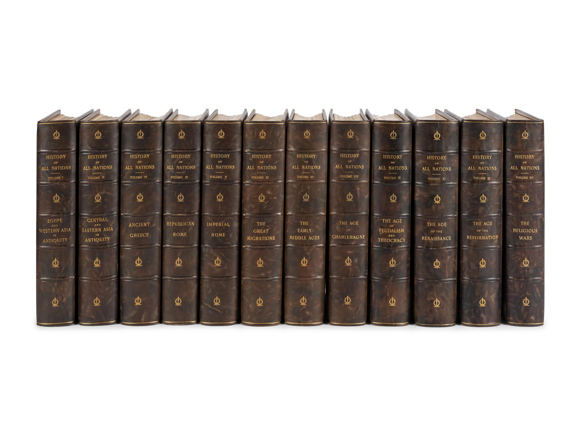 FLATHE, Theodor, John FISKE, Charles M. ANDREWS et al. A History of All Nations . John Henry Wright, translator. Philadelphia: Lea Brothers & Company, 1902.
