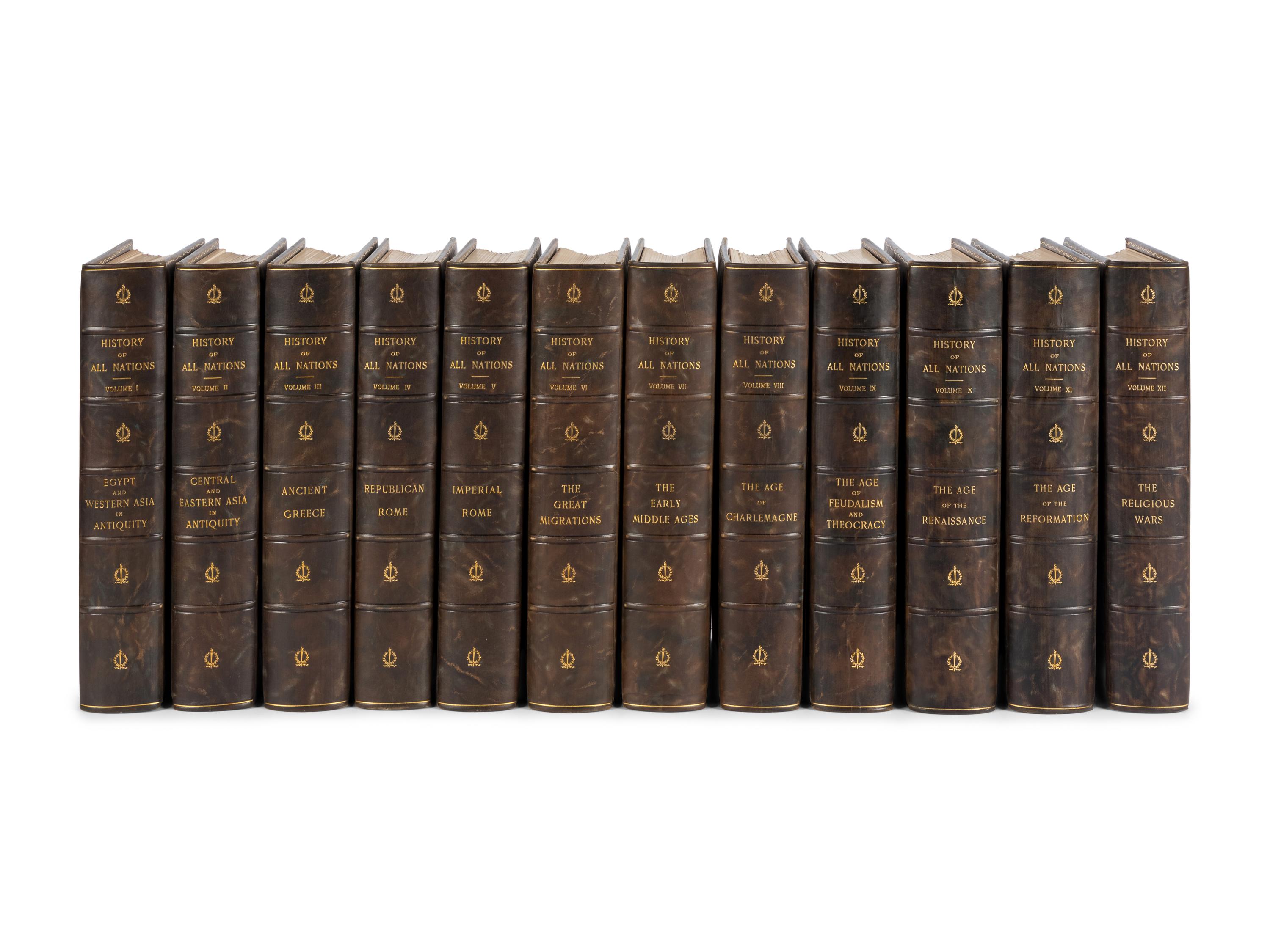 FLATHE, Theodor, John FISKE, Charles M. ANDREWS et al. A History of All Nations . John Henry Wright, translator. Philadelphia: Lea Brothers & Company, 1902.