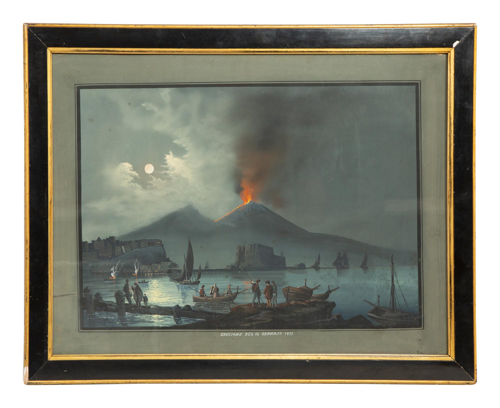 The Volcano Eruption of 14 January 1871