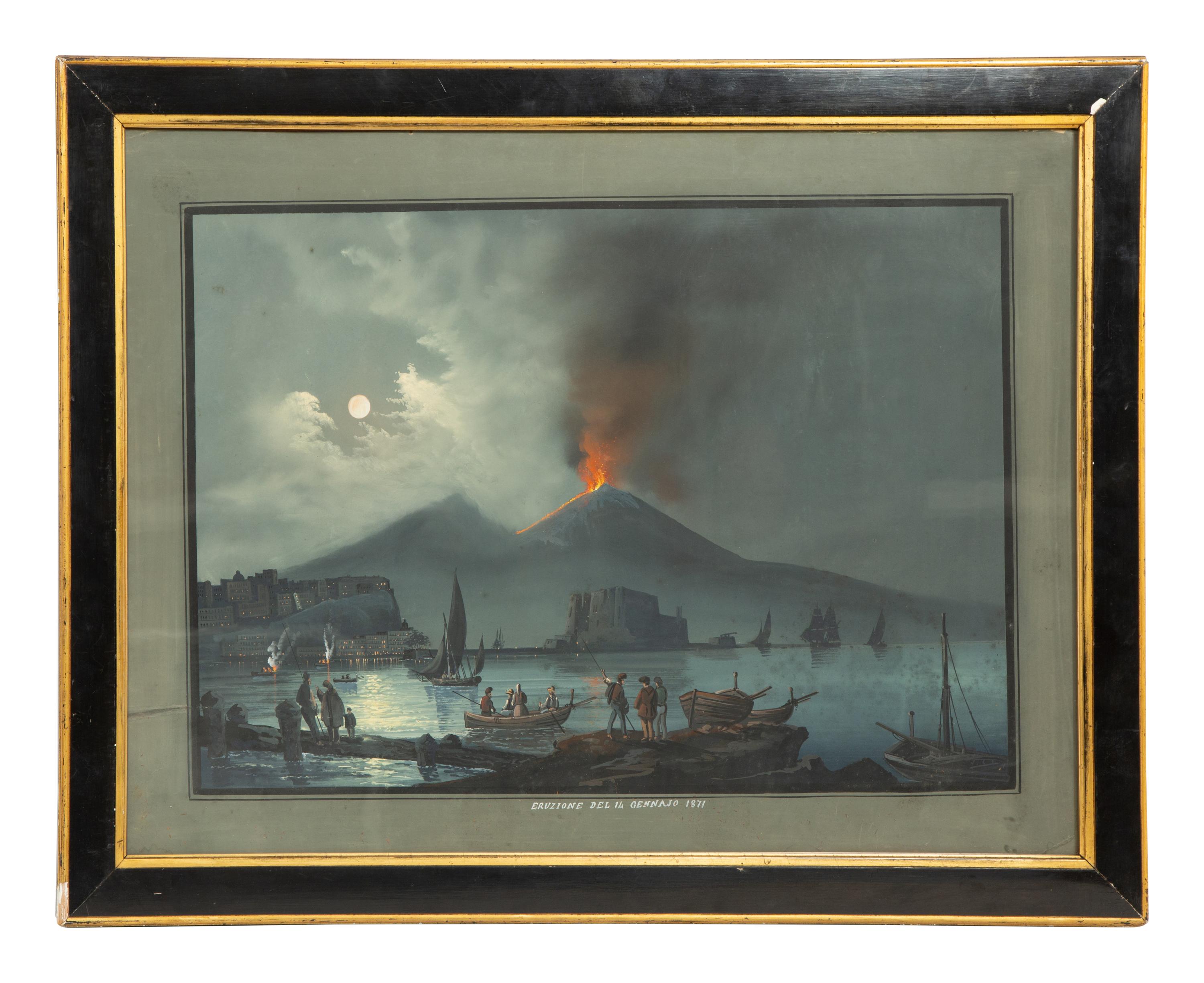 The Volcano Eruption of 14 January 1871