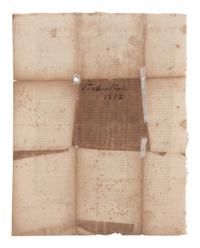 [LINCOLN, Abraham (1809-1865)]. NEALE, Thomas M. To the voters of Sangamon County . Sangamon Co., IL: N.p., July 7, 1832.
