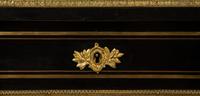 A Napoleon III Pewter and Brass Inlaid Ebonized Dressing Table — CIRCA 1870