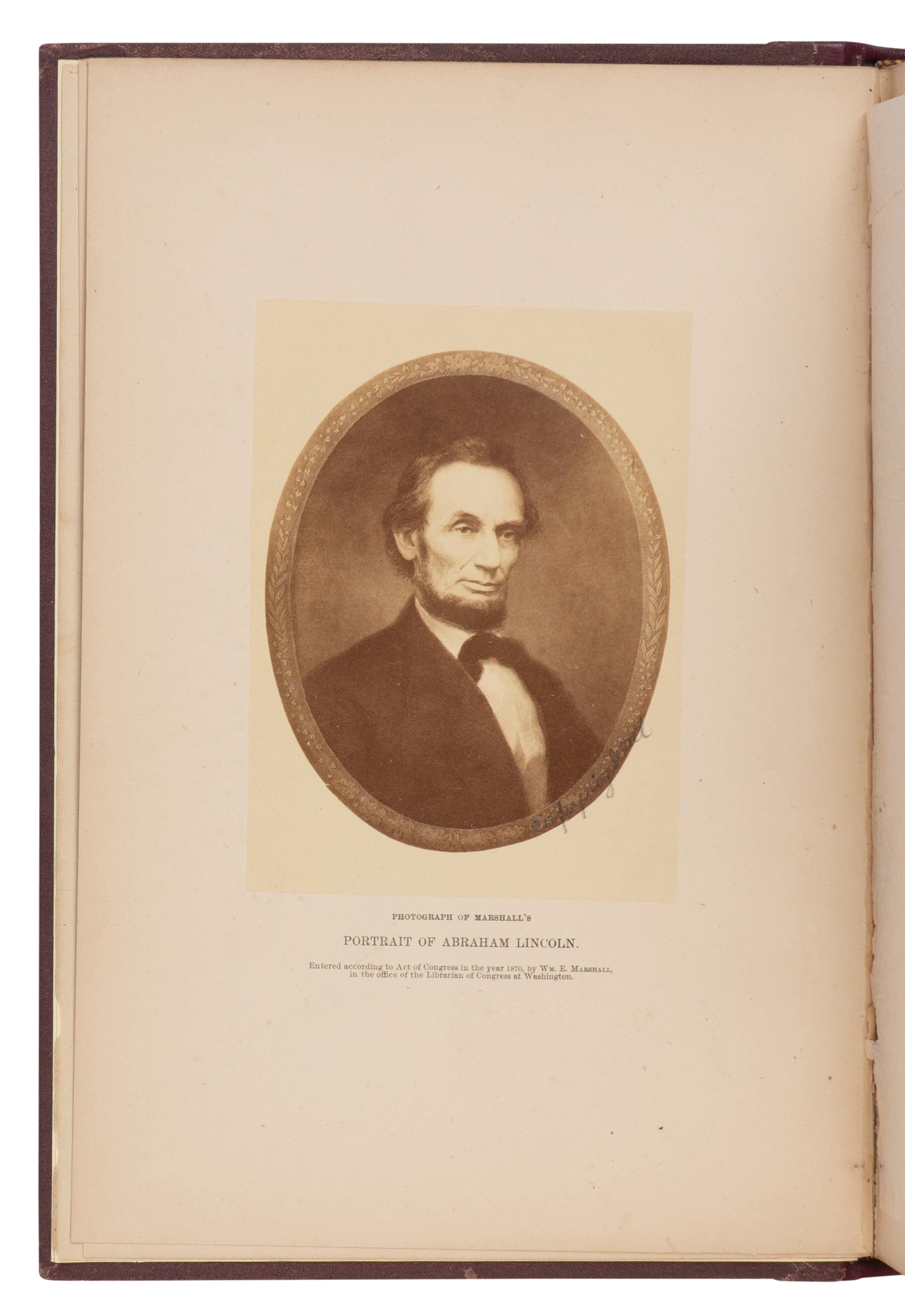 [LINCOLN, Robert Todd (1843-1926), his copies]. A pair of Abraham Lincoln bibliographies from Robert Todd's library, comprising: