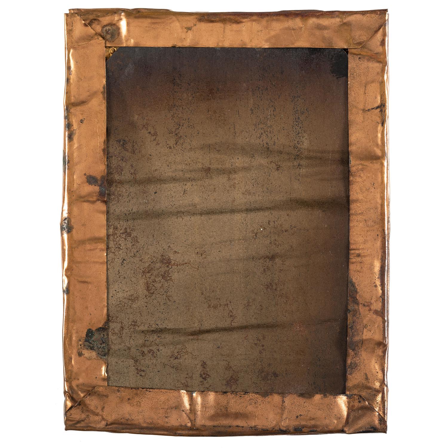 A group of items identified to Sergeant Major John S. Dollinger, 1st Ohio Volunteer Cavalry, incl. sergeant major chevrons and quarter plate tintype.