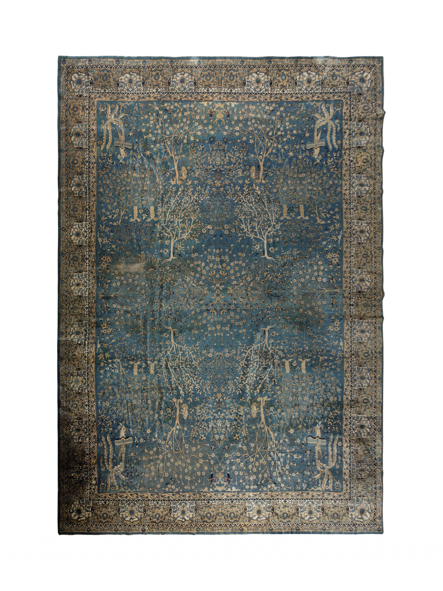 A Laristan Wool Rug