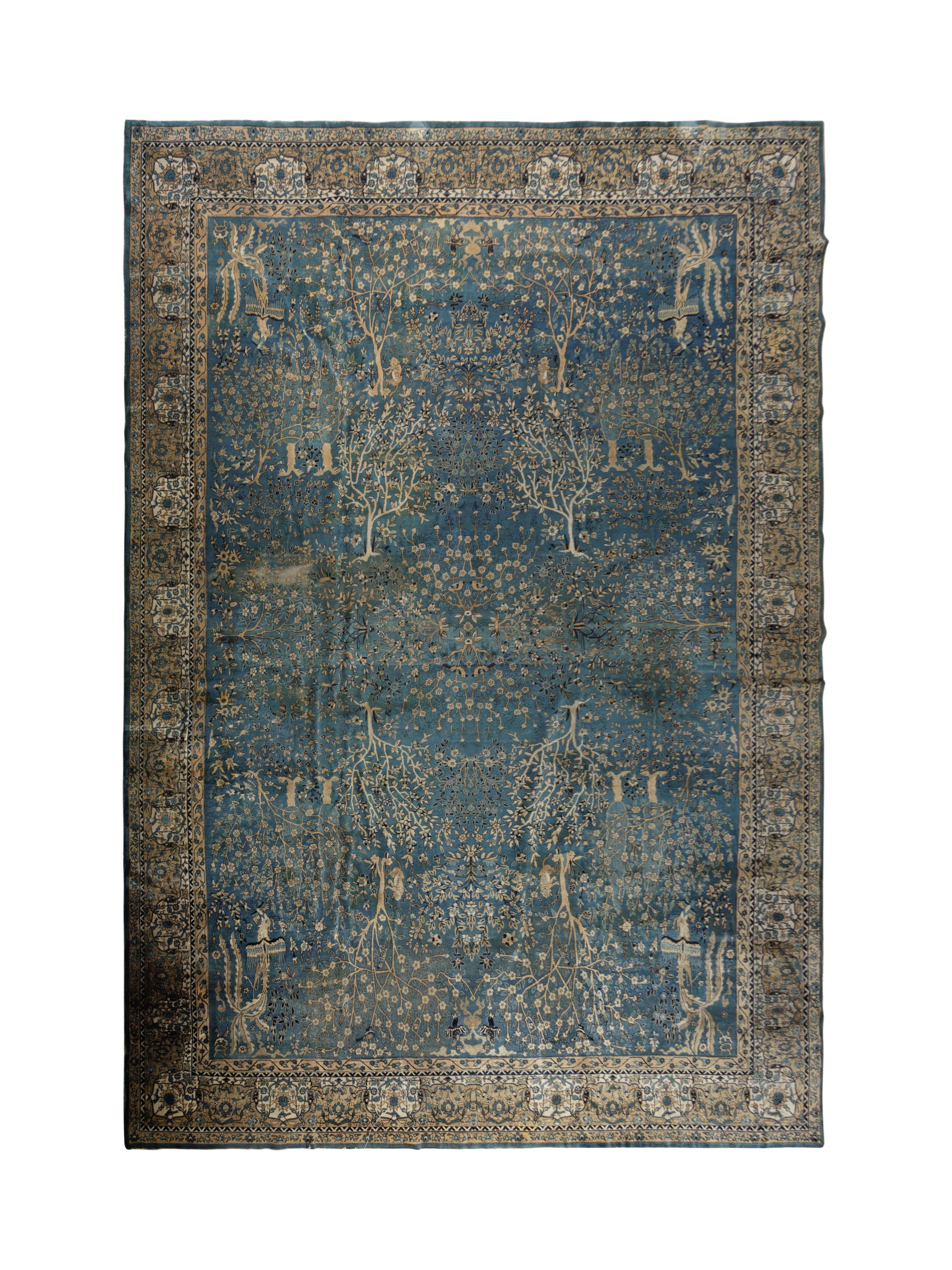 A Laristan Wool Rug
