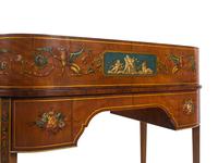 An Edwardian Painted Mahogany Carlton House Desk