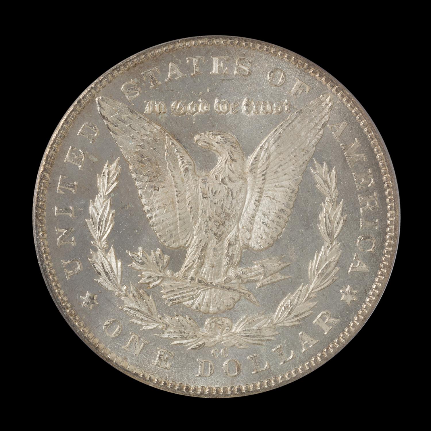 A United States 1884-CC Morgan Silver Dollar Coin