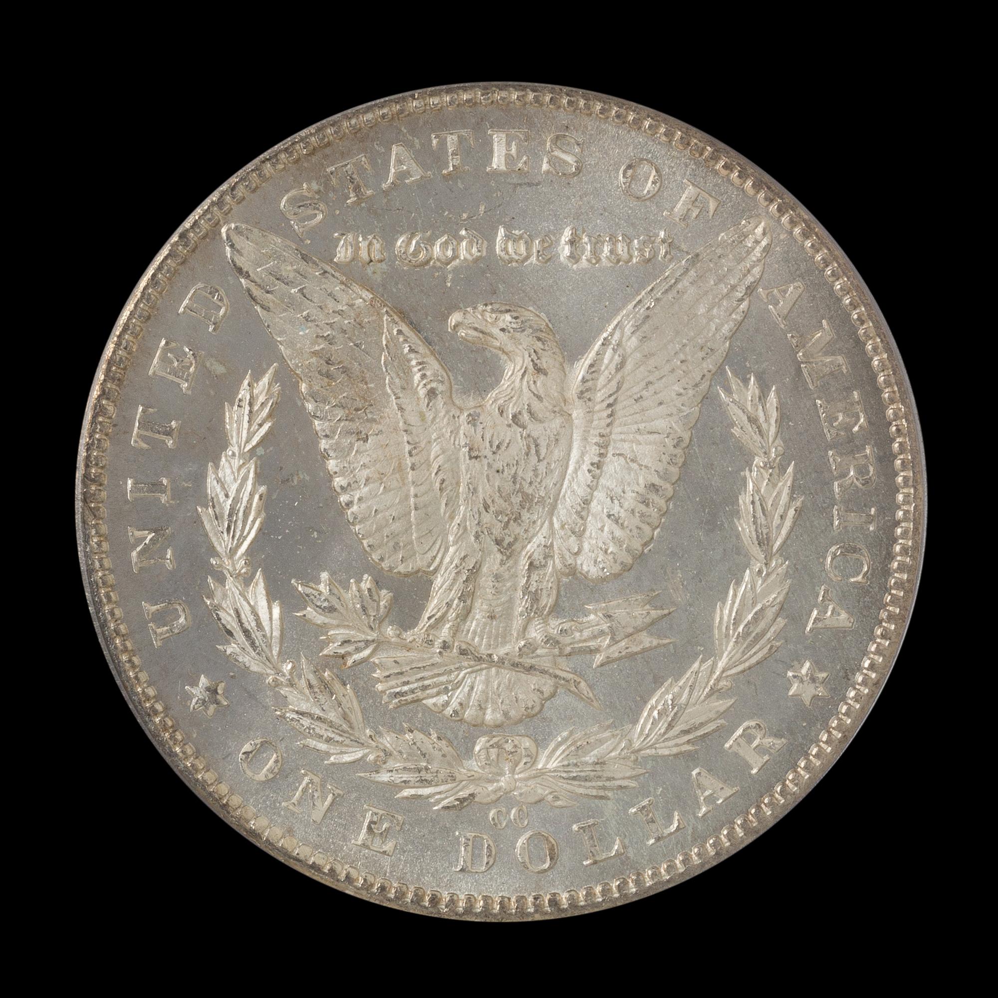 A United States 1884-CC Morgan Silver Dollar Coin