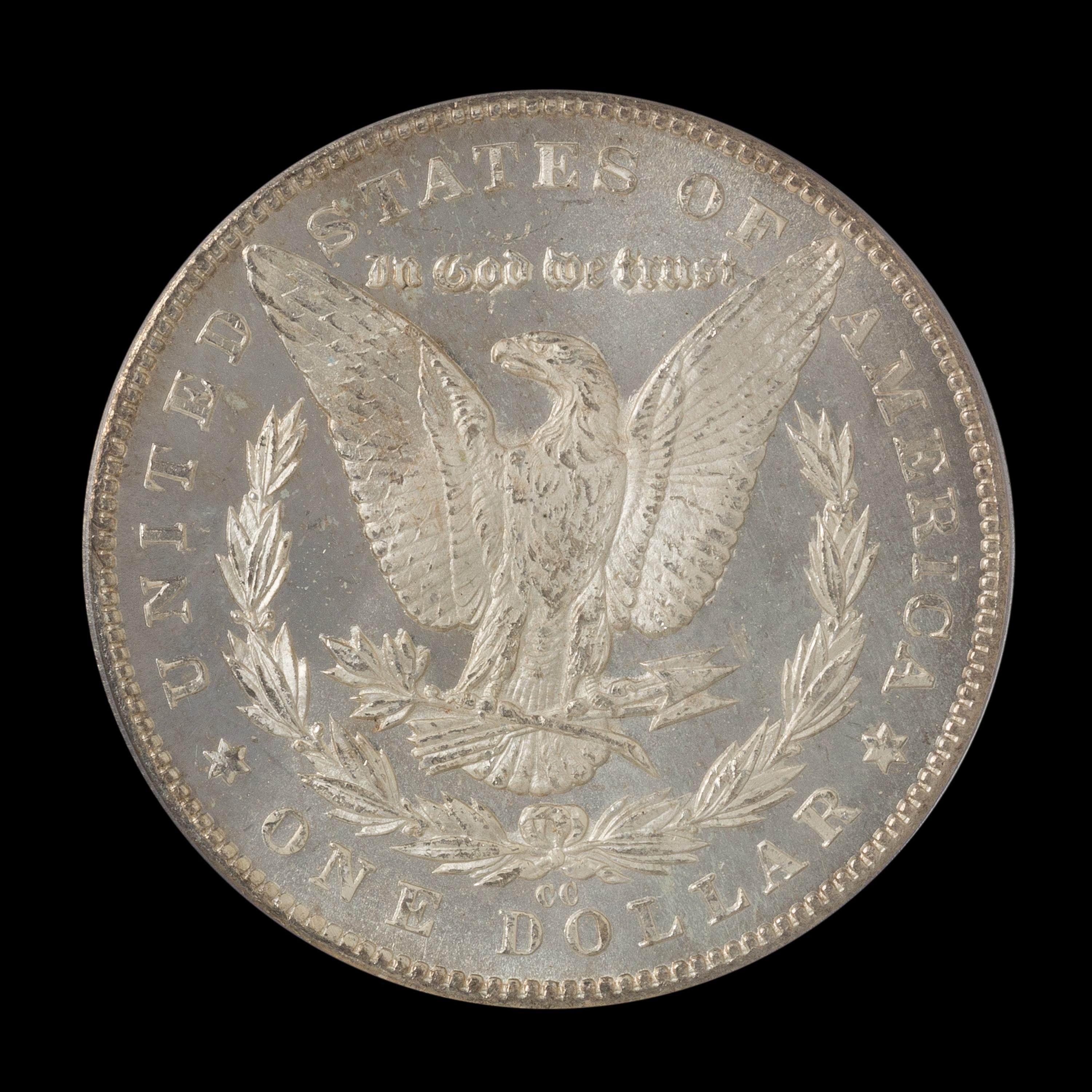 A United States 1884-CC Morgan Silver Dollar Coin