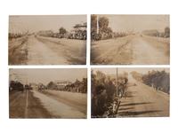 [EPHEMERA]. A group of 52 RPPCs & photographs of automobiles, bicycles, and motorbikes.