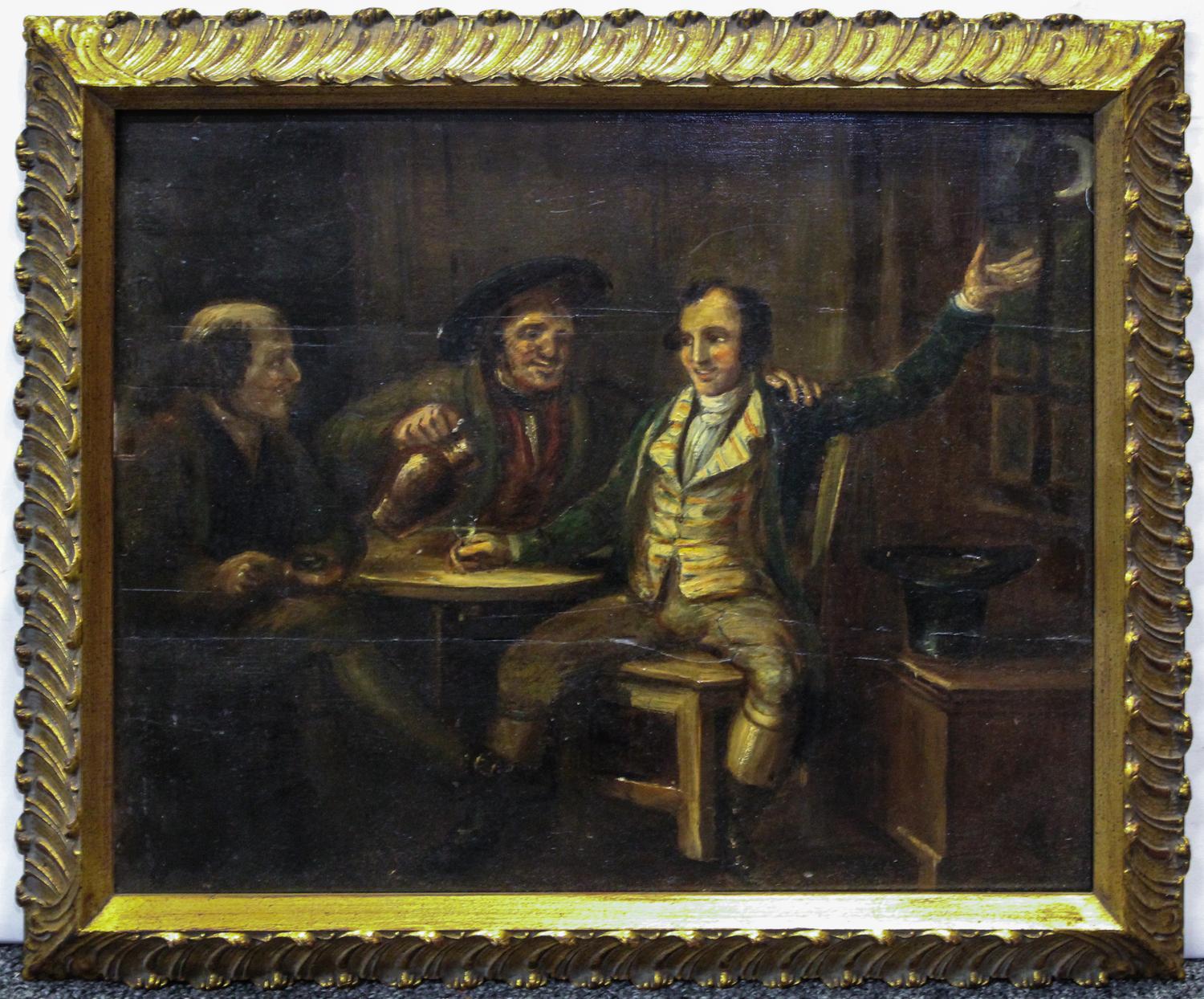Artist Unknown, (19th Century School), Gentleman in an Interior