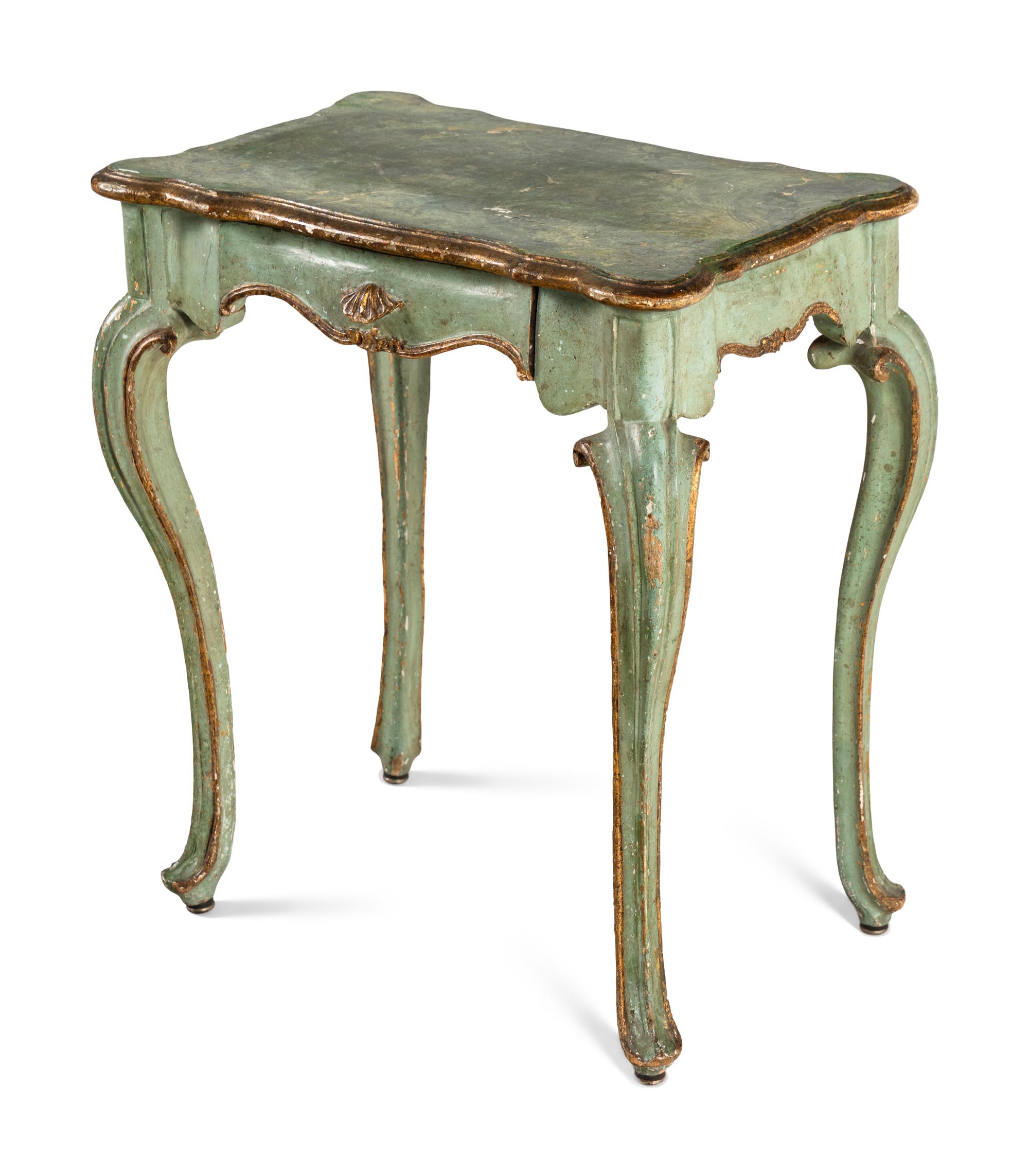 A Venetian Style Painted Side Table