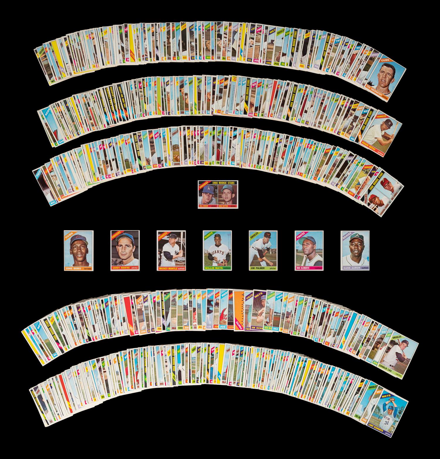 A Complete Set of 1966 Topps Baseball Cards (598/598)