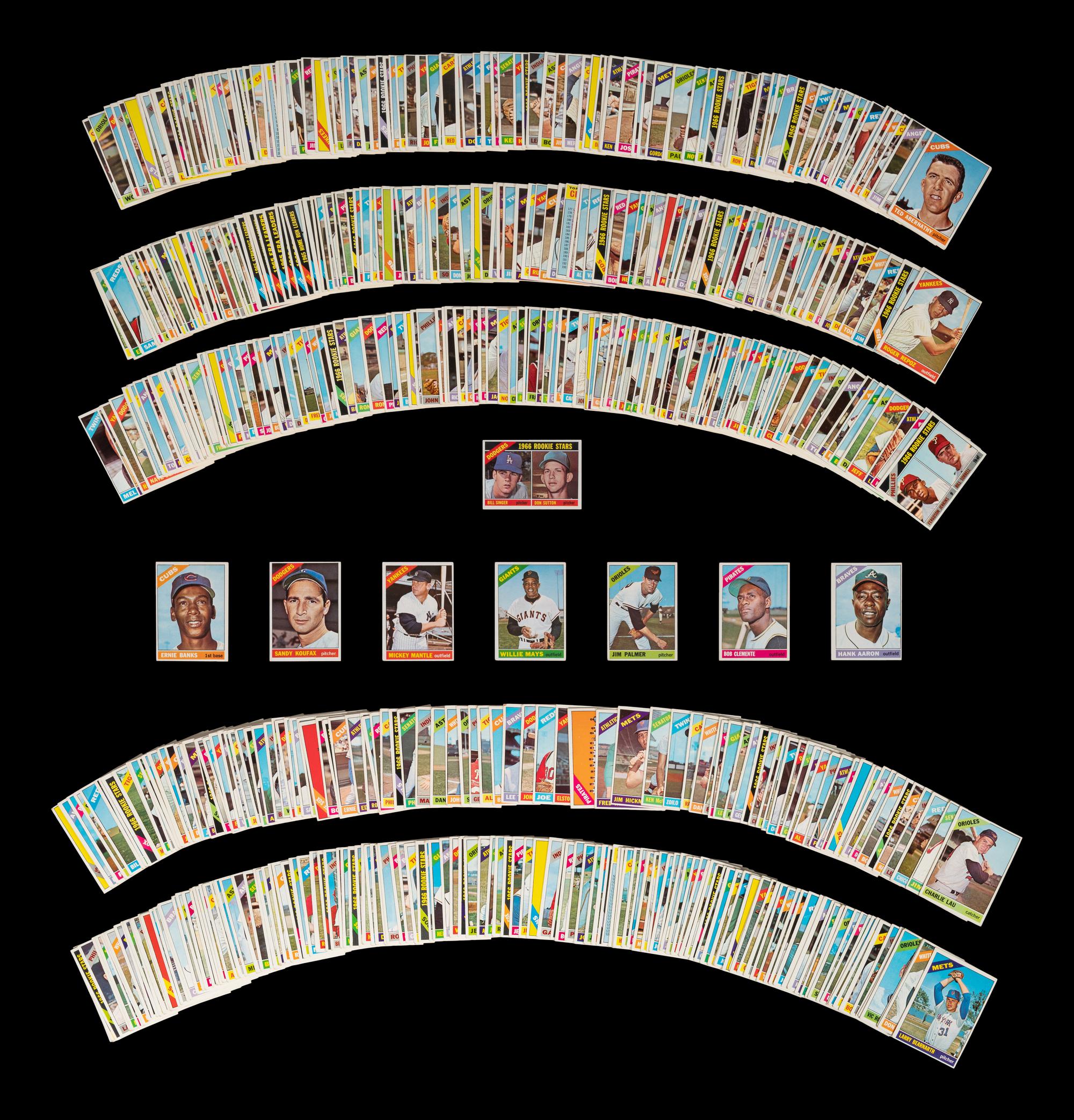 A Complete Set of 1966 Topps Baseball Cards (598/598)