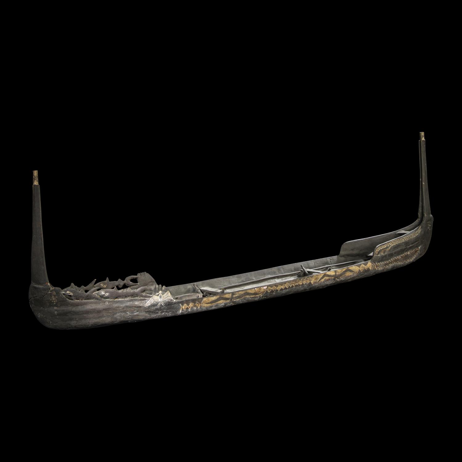 An Oceanic Wood Boat Model