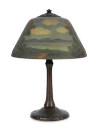 Reverse Painted Lamp