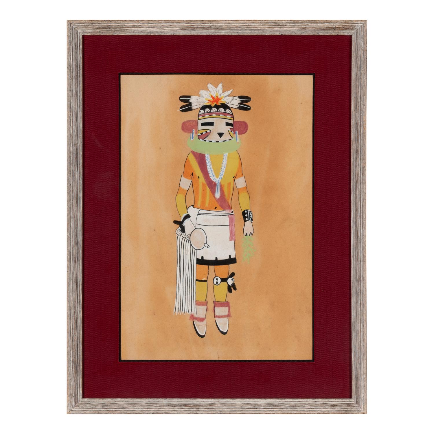 Series of Katsina Paintings tempera on paper