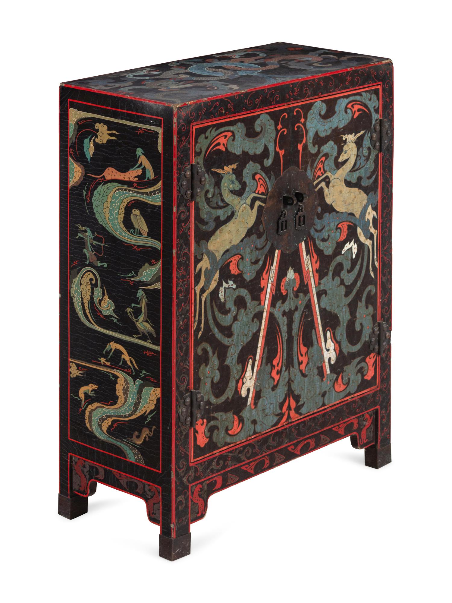A Chinese Lacquered Cabinet