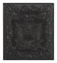 [EARLY PHOTOGRAPHY]. 5 daguerreotypes, ambrotypes, & tintypes featuring groups of male subjects.