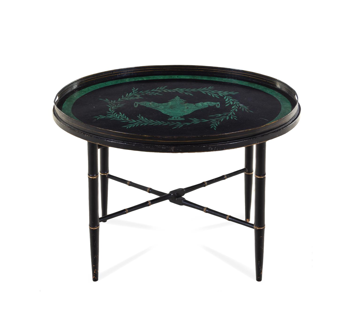 A Victorian Style Tole Tray