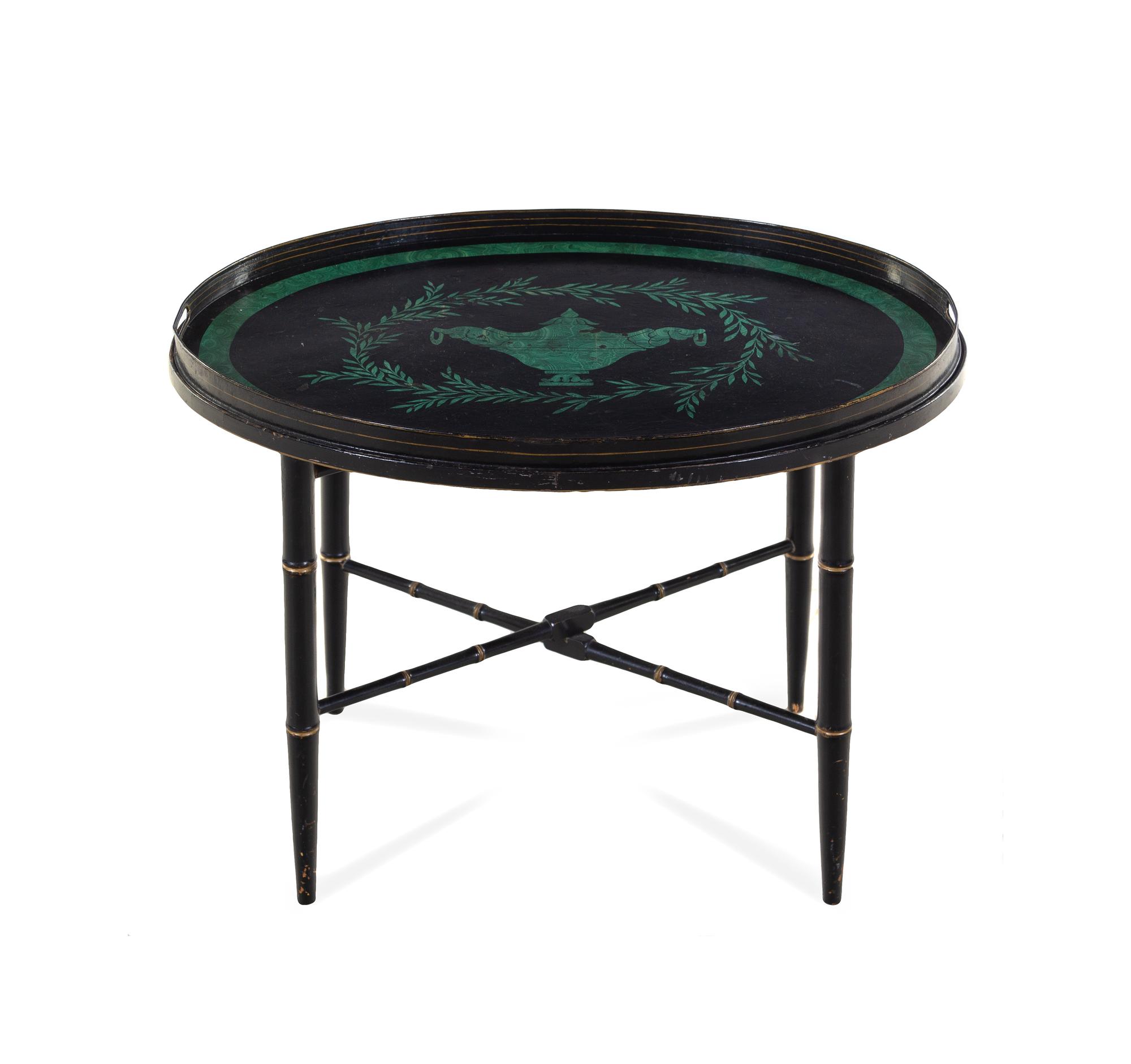 A Victorian Style Tole Tray