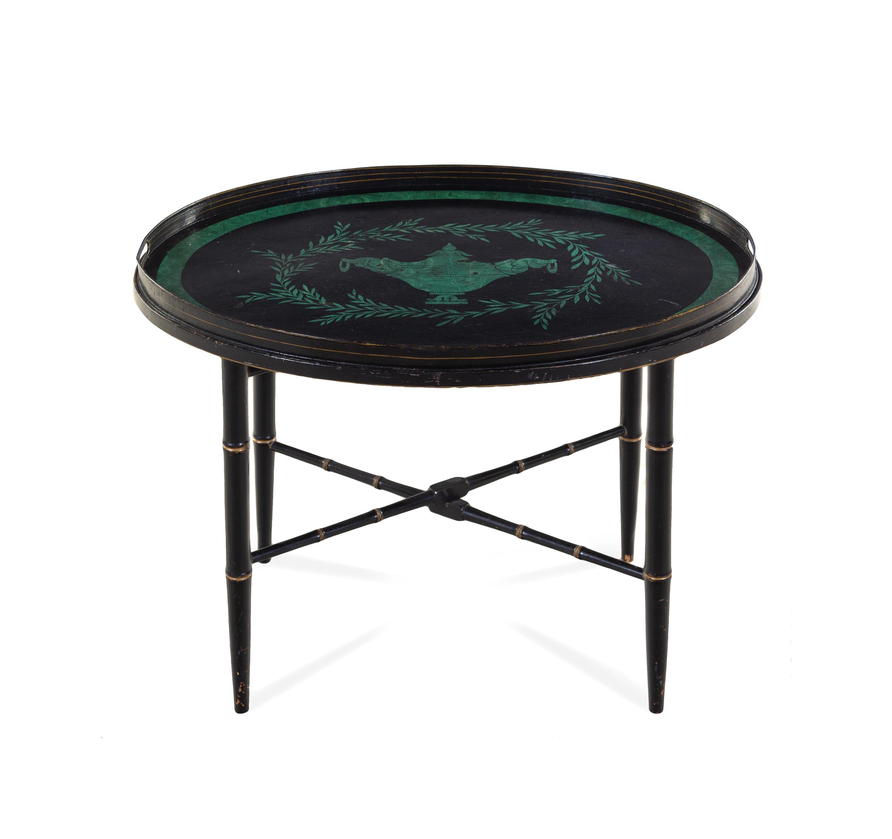 A Victorian Style Tole Tray