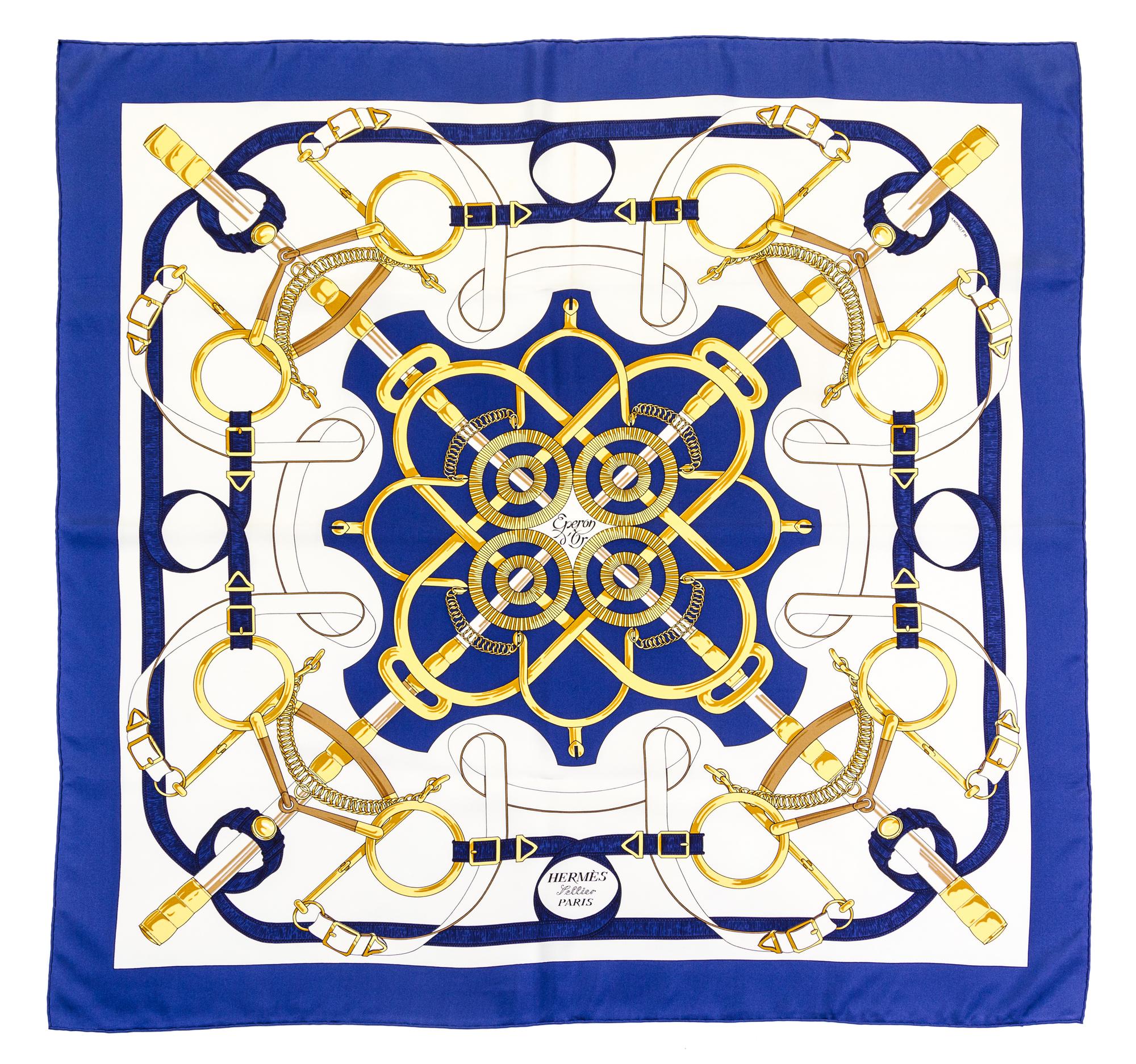 An Hermes 90cm Silk Scarf, 36" x 36".
