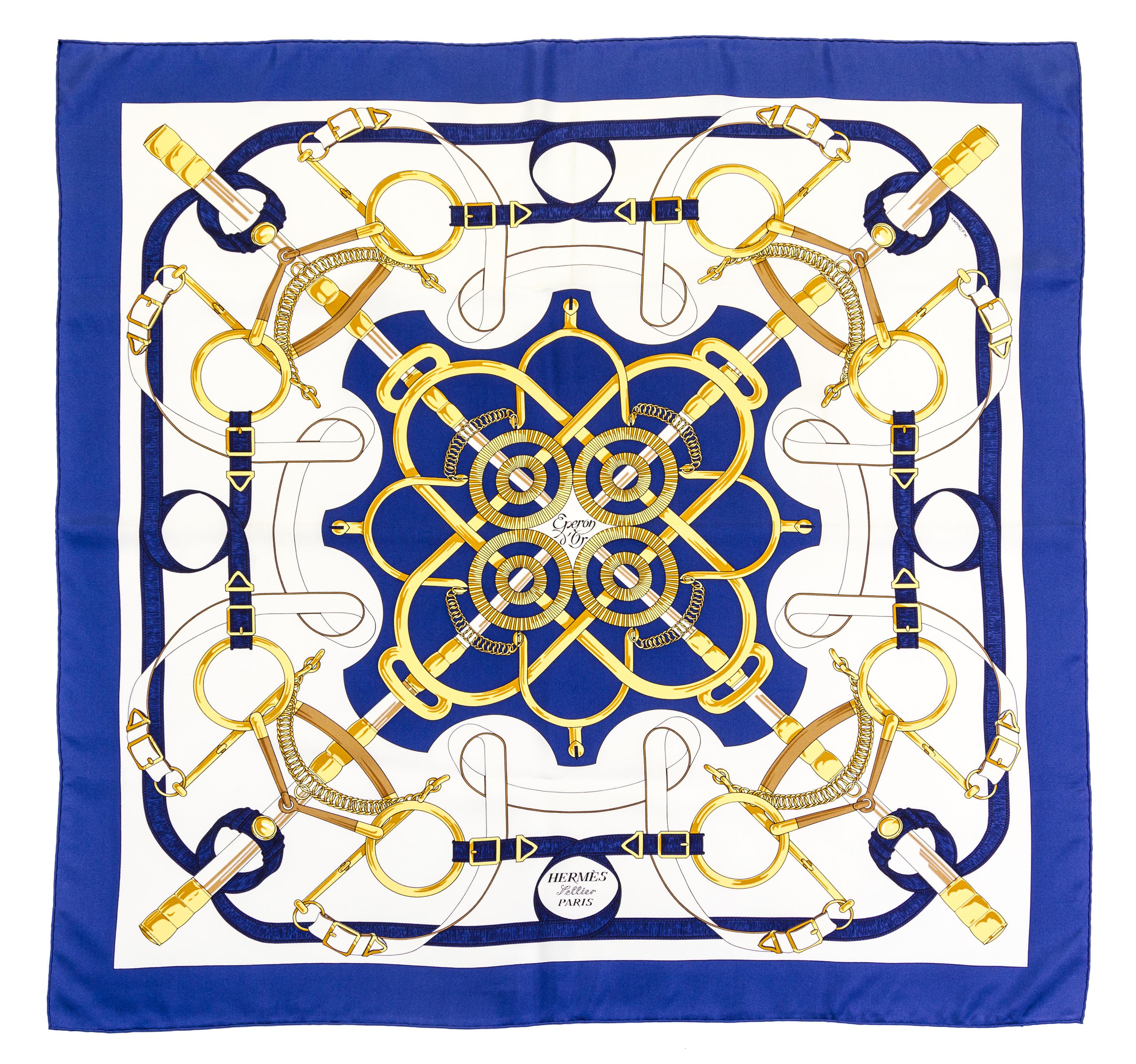 An Hermes 90cm Silk Scarf, 36" x 36".
