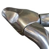 A Modern Aluminum Antelope 35" W x 6" D x 43" H — France, 21st Century