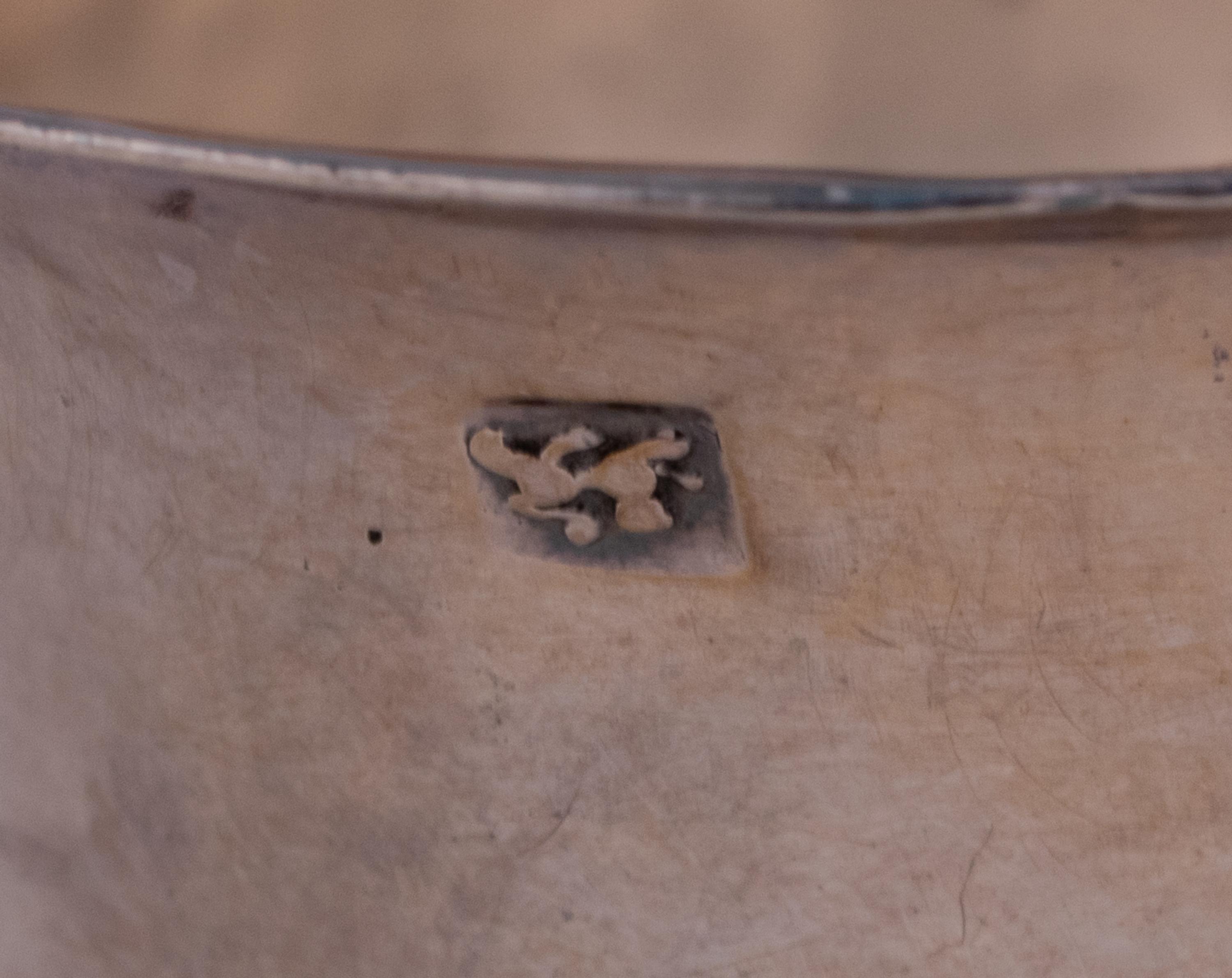 A George I Silver Miniature Brandy Warmer
