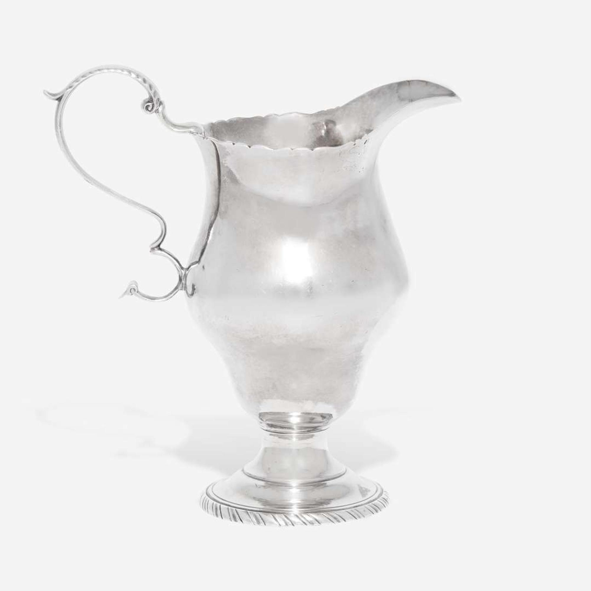 A silver cream pot John Leacock (1729-1802), Philadelphia, PA, circa 1780