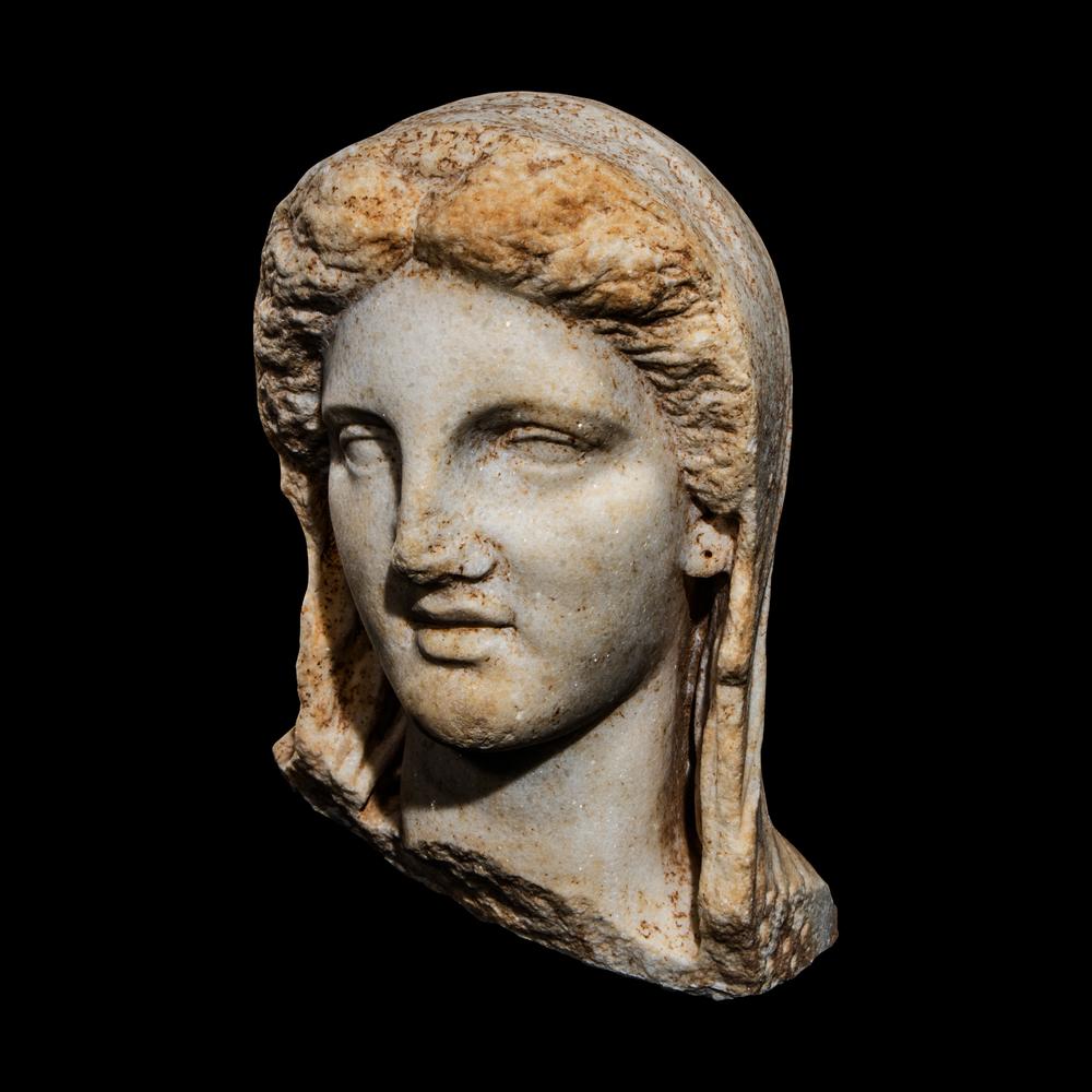 A Greek Marble Head of Demeter