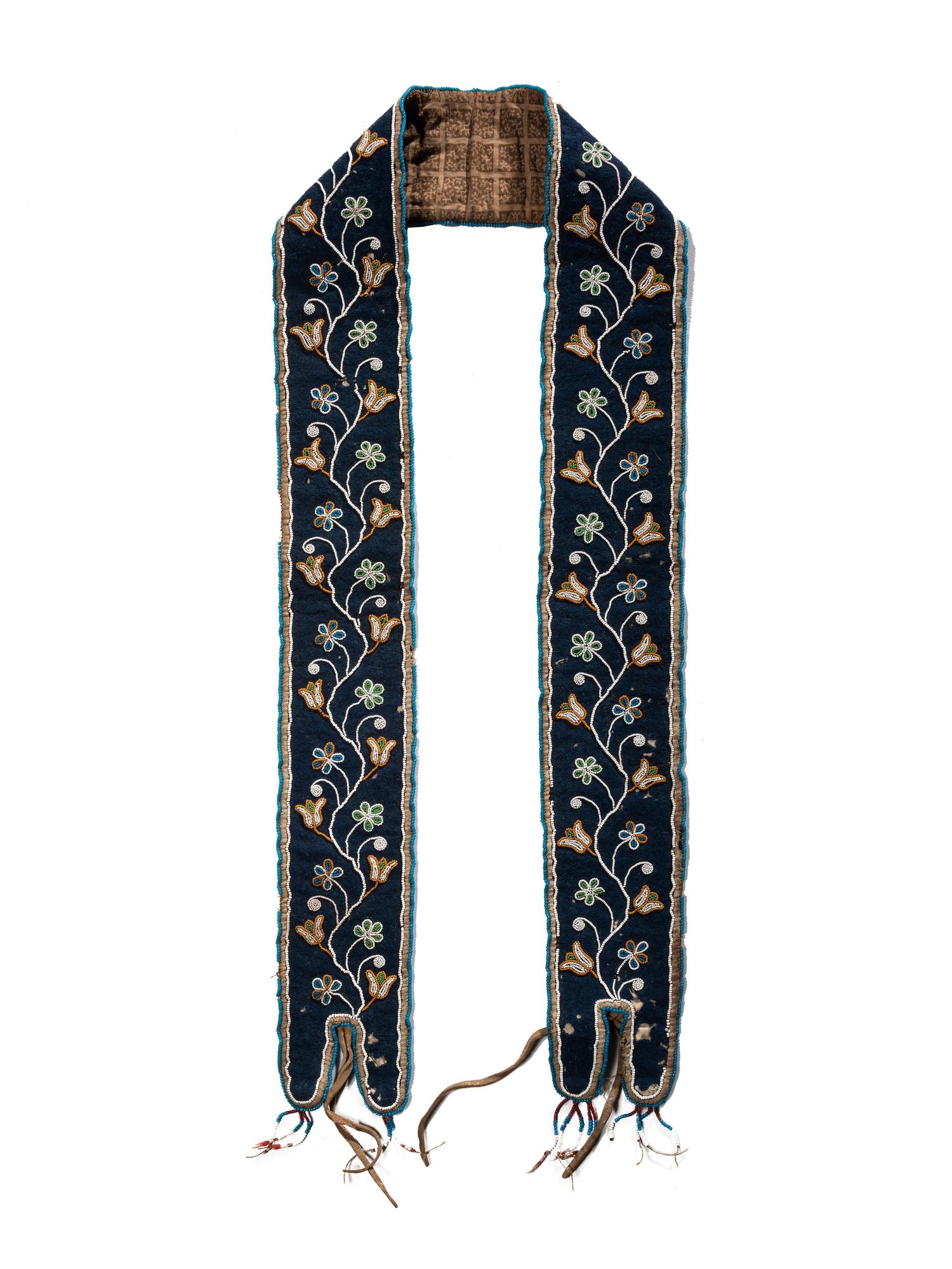 Anishinaabe Beaded Bandolier Sash