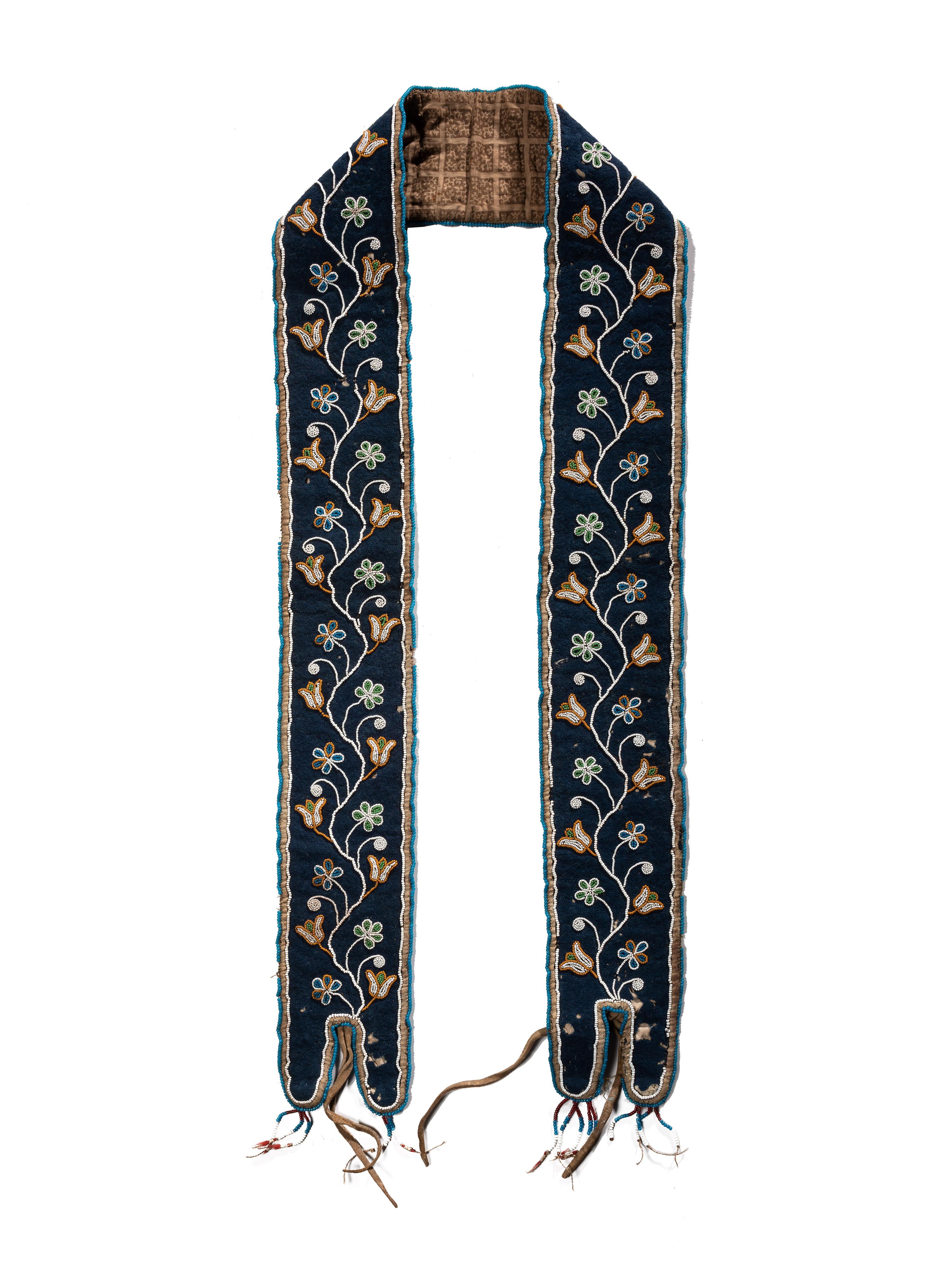 Anishinaabe Beaded Bandolier Sash